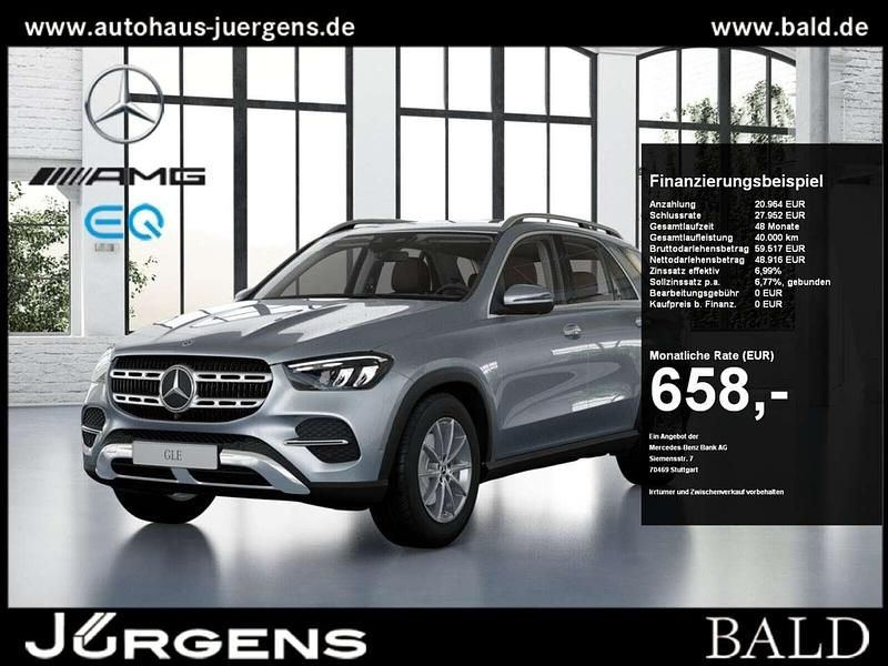 Silber hightech silver metall Gebraucht 2023 Mercedes GLE400 SUV | 69.880 € - Bild 1/4