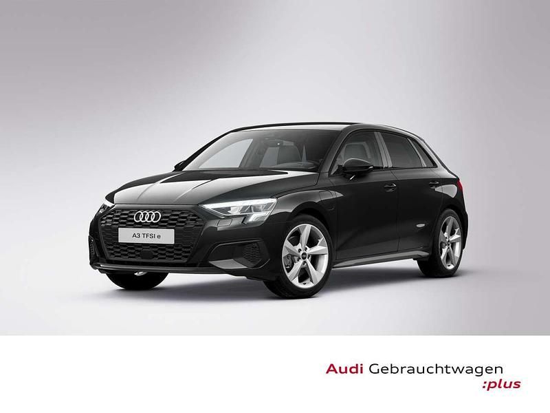 Mythosschwarz metallic Gebraucht 2022 Audi A3 e-tron S-Line Kleinwagen | 24.980 € (Fairer Preis) - Bild 1/4