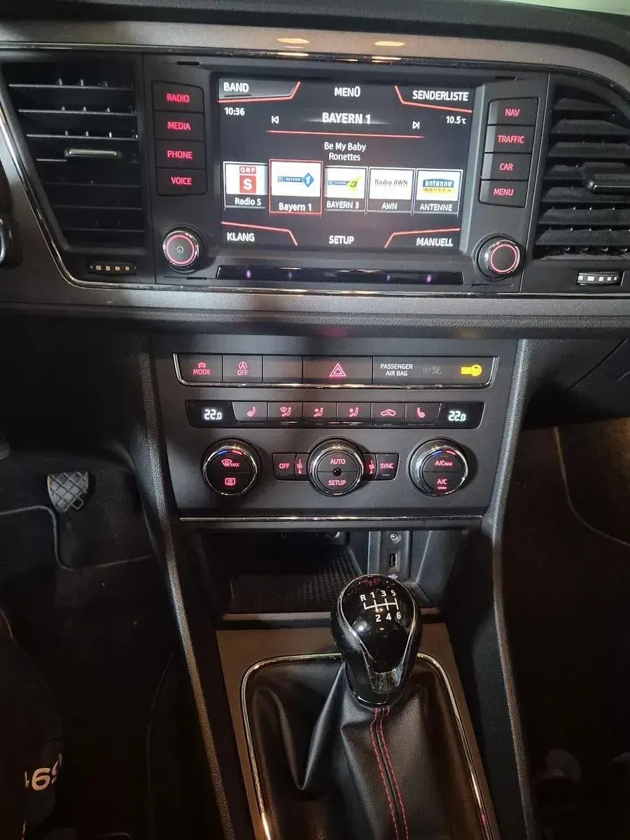Usata Seat Leon FR 150 CV (110 kW) 2016 Nero Berlina