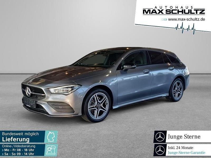 Grau Gebraucht 2020 Mercedes CLA250e Shooting Brake AMG line Kombi | 30.680 € (Etwas zu teuer) - Bild 1/4