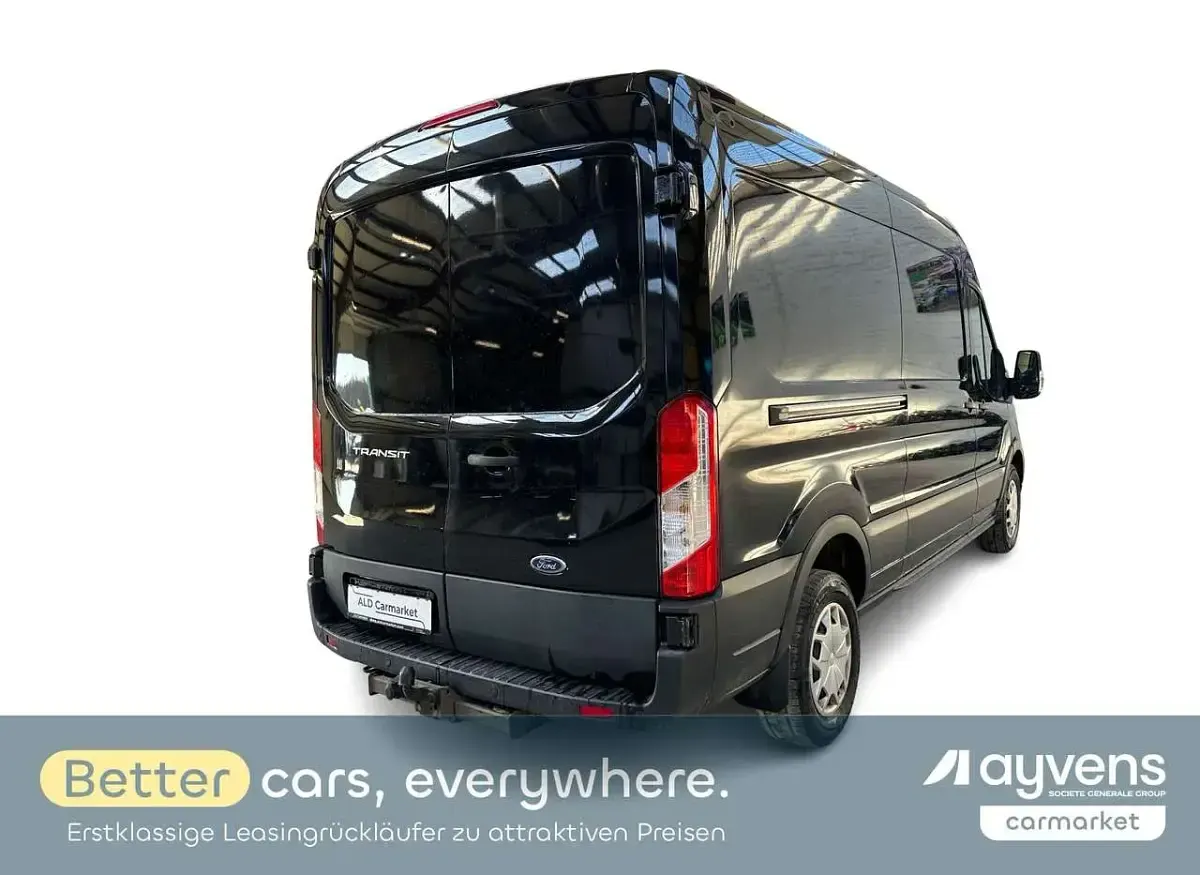 Używany Ford Transit 131 KM (96 kW) 2022 Czarny Pickup