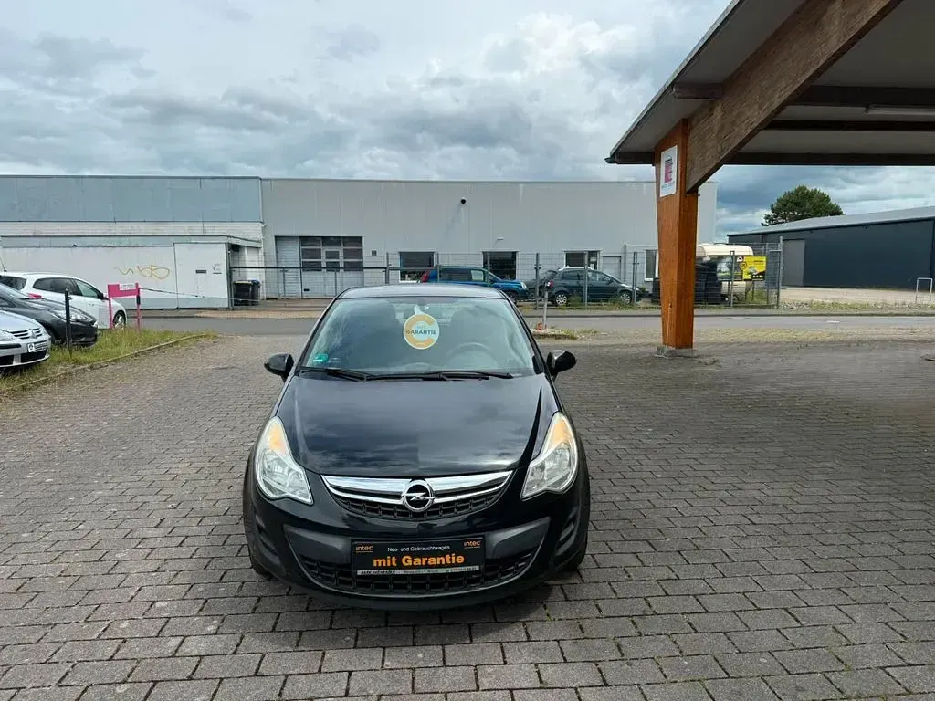 Gebraucht Opel Corsa Edition 69 PS (50 kW) 2013 Schwarz Kleinwagen
