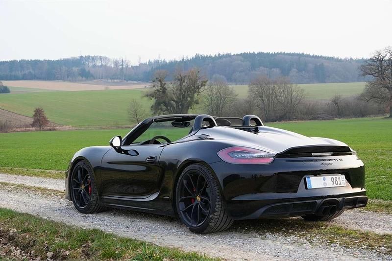 Gebraucht Porsche Boxster Spyder 375 PS (275 kW) 2016 Schwarz Cabrio
