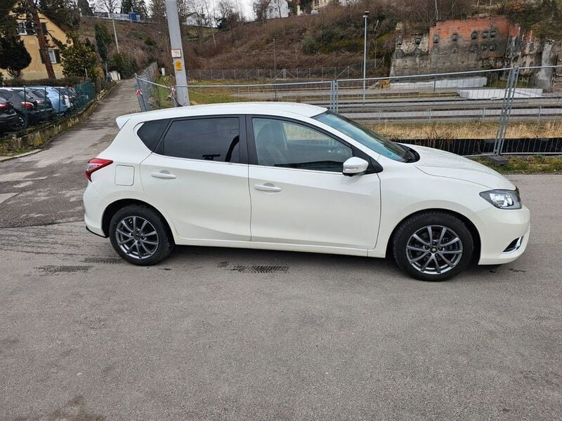 Gebraucht Nissan Pulsar Tekna 110 PS (80 kW) 2015 Weiß Limousine