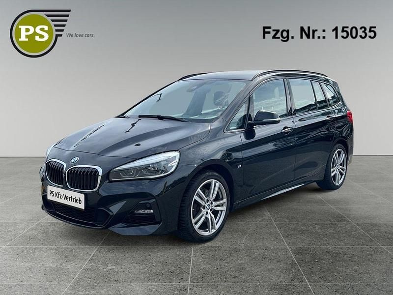 Schwarz Gebraucht 2020 BMW 218 Gran Tourer M Sport Van / Kleinbus | 17.980 € (Guter Preis) - Bild 1/4