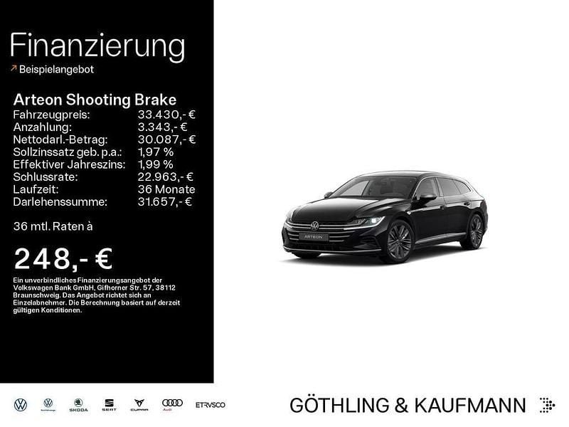 Deep black perleffekt Gebraucht 2024 VW Arteon Elegance Kombi | 33.430 € (Guter Preis) - Bild 1/4
