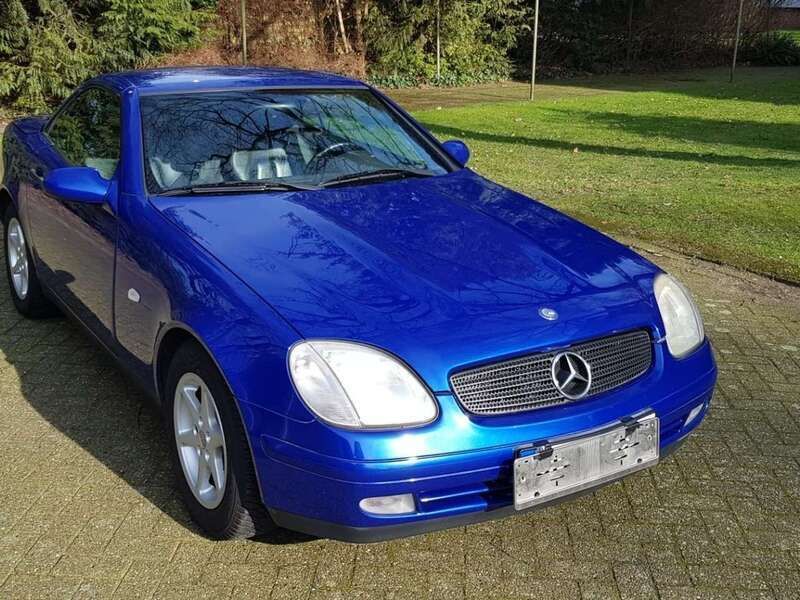 Blau Gebraucht 1997 Mercedes SLK200 Cabrio | 6.400 € (Etwas zu teuer) - Bild 1/4