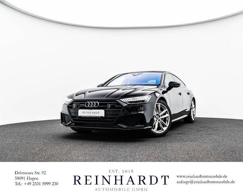 Schwarz Gebraucht 2022 Audi A7 Sportback S-Line Kleinwagen | 40.635 € (Fairer Preis) - Bild 1/3