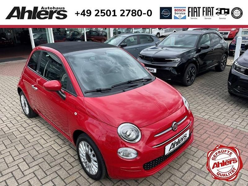 Rot Gebraucht 2020 Fiat 500C Lounge Cabrio | 13.490 € (Fairer Preis) - Bild 1/4
