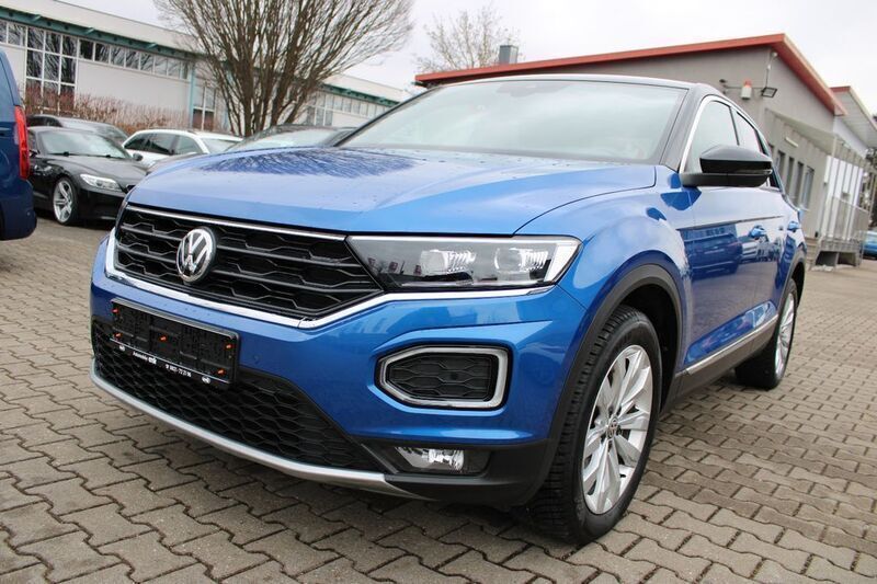 Blau Gebraucht 2019 VW T-Roc SUV | 17.990 € (Guter Preis) - Bild 1/4