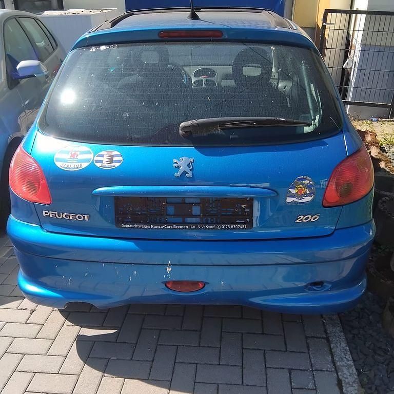 Blau Gebraucht 2003 Peugeot 206 Premium Limousine | 1.500 € (Fairer Preis) - Bild 1/3