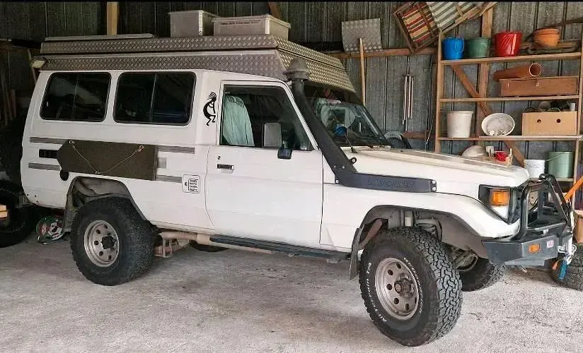 Gebraucht Toyota Land Cruiser 131 PS (96 kW) 2001 Weiß SUV