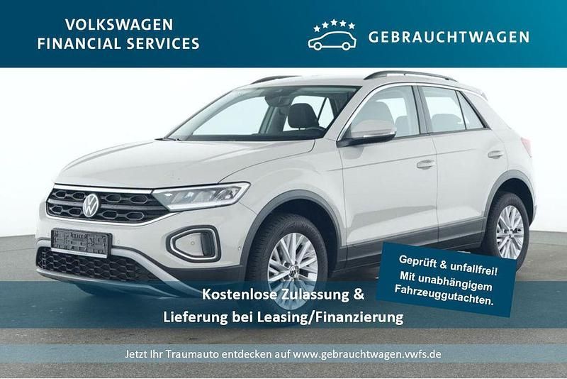 Grau Gebraucht 2023 VW T-Roc Life SUV | 19.369 € (Guter Preis) - Bild 1/4