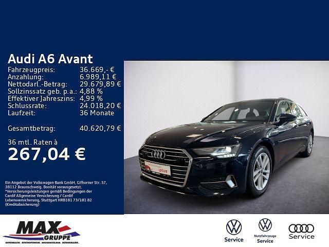 Firmamentblau metallic Gebraucht 2022 Audi A6 Sport Kombi | 36.669 € (Guter Preis) - Bild 1/3