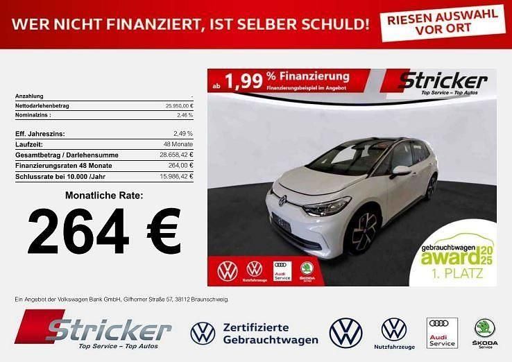 Gebraucht VW ID.3 Move 150 kW (204 PS) 2024 Gletscherweiß metallic Kleinwagen