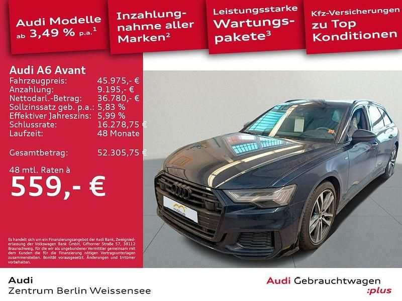 Gebraucht Audi A6 S-Line 245 PS (180 kW) 2023 Firmamentblau metallic Kombi