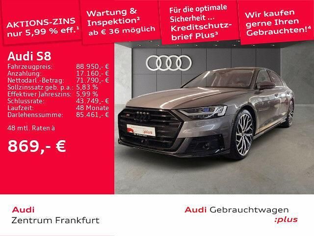 Gebraucht Audi S8 Ambiente 571 PS (419 kW) 2021 Terragrau metallic Limousine