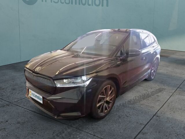 Schwarz Gebraucht 2021 Skoda Enyaq iV SportLine SUV | 29.599 € (Fairer Preis) - Bild 1/2