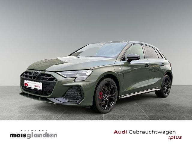 Distriktgrün metallic Gebraucht 2025 Audi A3 Sportback e-tron S-Line Kleinwagen | 42.880 € - Bild 1/4