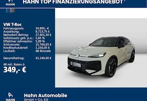 Gebraucht VW T-Roc R-line 150 PS (110 kW) 2025 Weiß SUV
