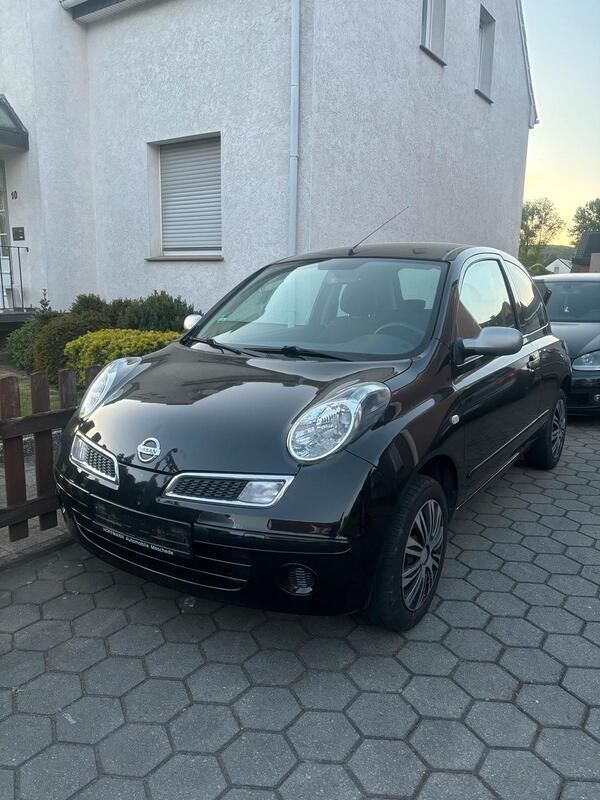 Schwarz Gebraucht 2009 Nissan Micra Kleinwagen | 2.450 € - Bild 1/4