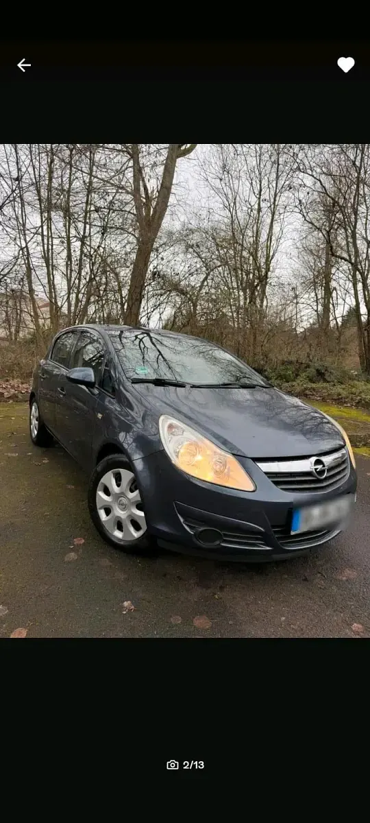 Gebraucht Opel Corsa 80 PS (58 kW) 2009 Blau Kleinwagen
