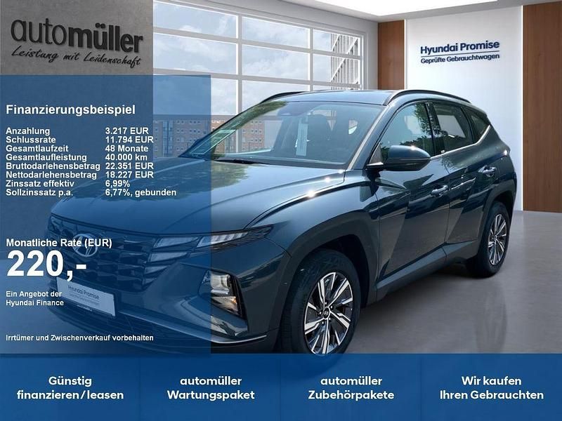 Blau Gebraucht 2021 Hyundai Tucson Select SUV | 21.444 € (Fairer Preis) - Bild 1/4