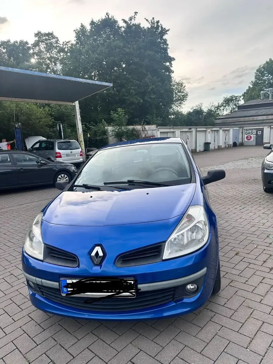 Gebraucht Renault Clio 80 PS (58 kW) 2009 Blau Kleinwagen