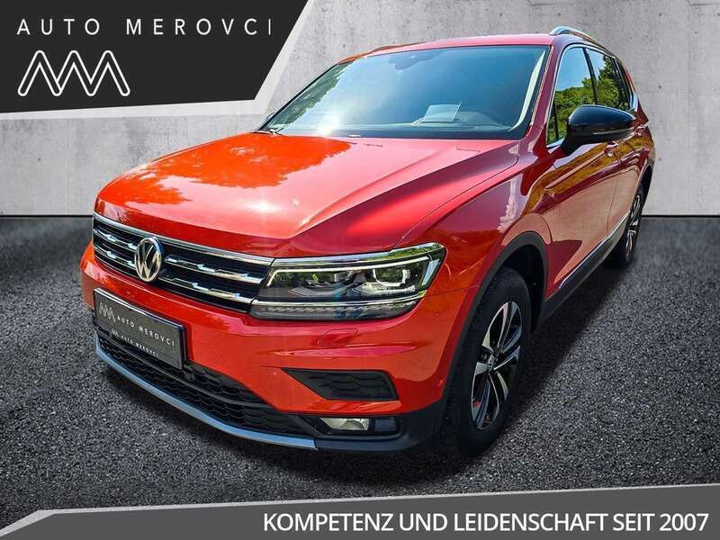 Habanero orange metallic Gebraucht 2020 VW Tiguan Allspace IQ Drive SUV | 28.995 € (Superpreis) - Bild 1/4