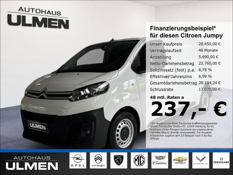 Weiss Gebraucht 2023 Citroën Jumpy Van / Kleinbus | 28.440 € (Etwas zu teuer) - Bild 1/4