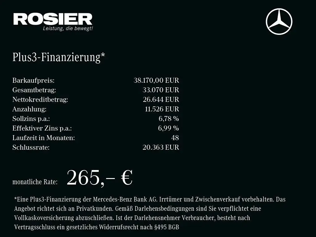 Gebraucht Mercedes C200 Advanced 204 PS (150 kW) 2025 Weiss / polarweiß Limousine