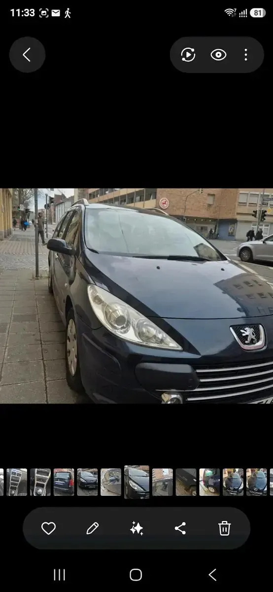 Gebraucht Peugeot 307 108 PS (79 kW) 2007 Blau Kombi