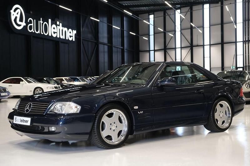 Blau Gebraucht 1998 Mercedes SL73 AMG AMG Cabrio | 574.750 € - Bild 1/4