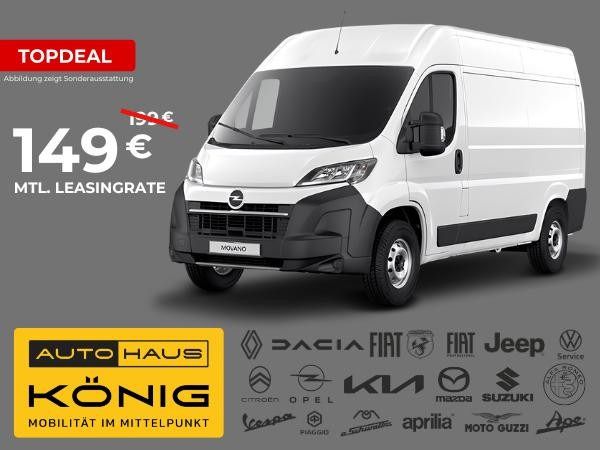 Weiß (cassablanca weiss) Neu 2024 Opel Movano Van | 26.737 € - Bild 1/3