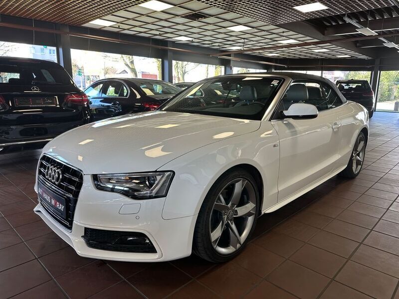 Weiß Gebraucht 2015 Audi A5 Cabriolet S-Line Cabrio | 19.500 € (Fairer Preis) - Bild 1/4