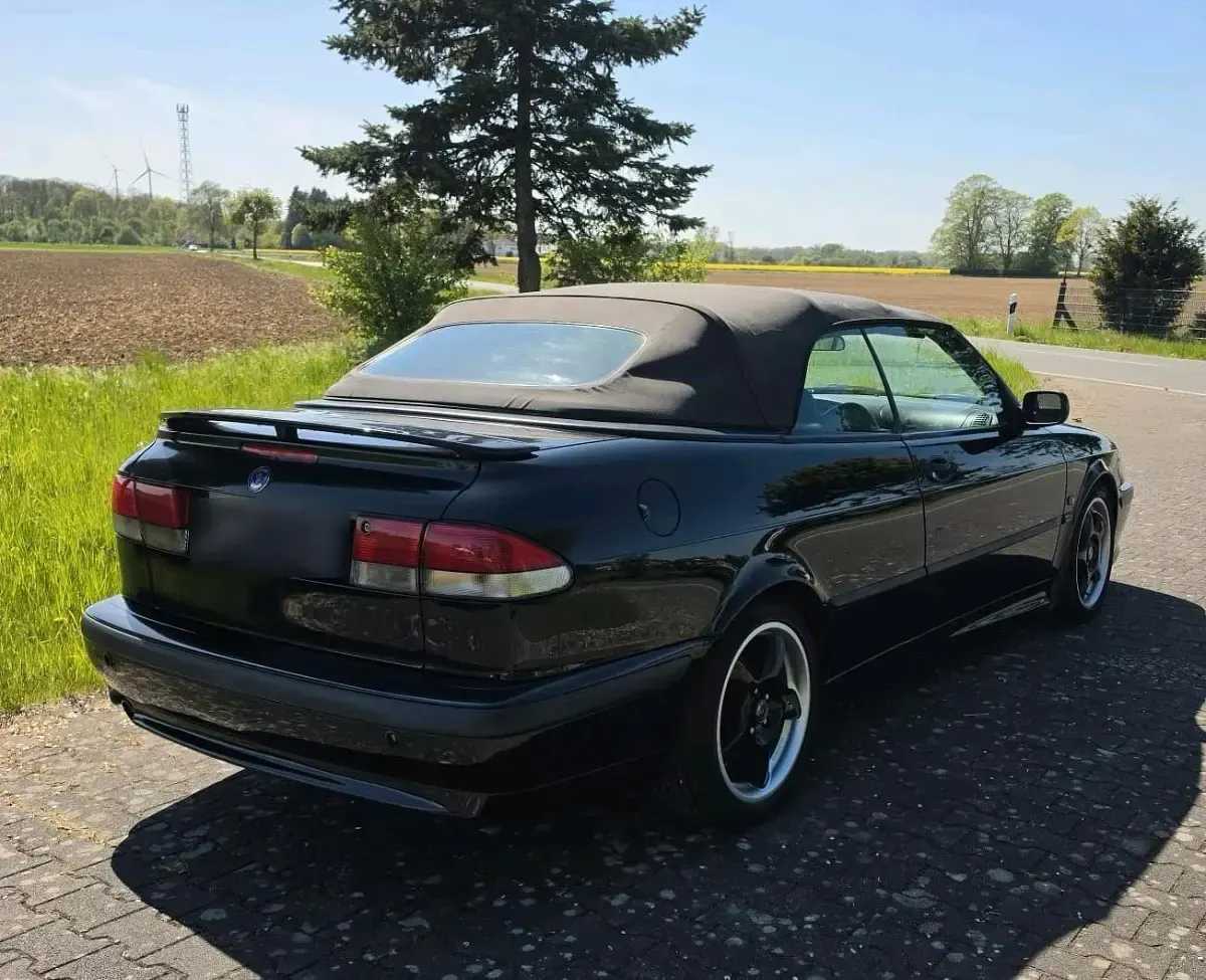 Gebraucht Saab 9-3 Cabriolet 220 PS (161 kW) 2000 Schwarz Cabrio