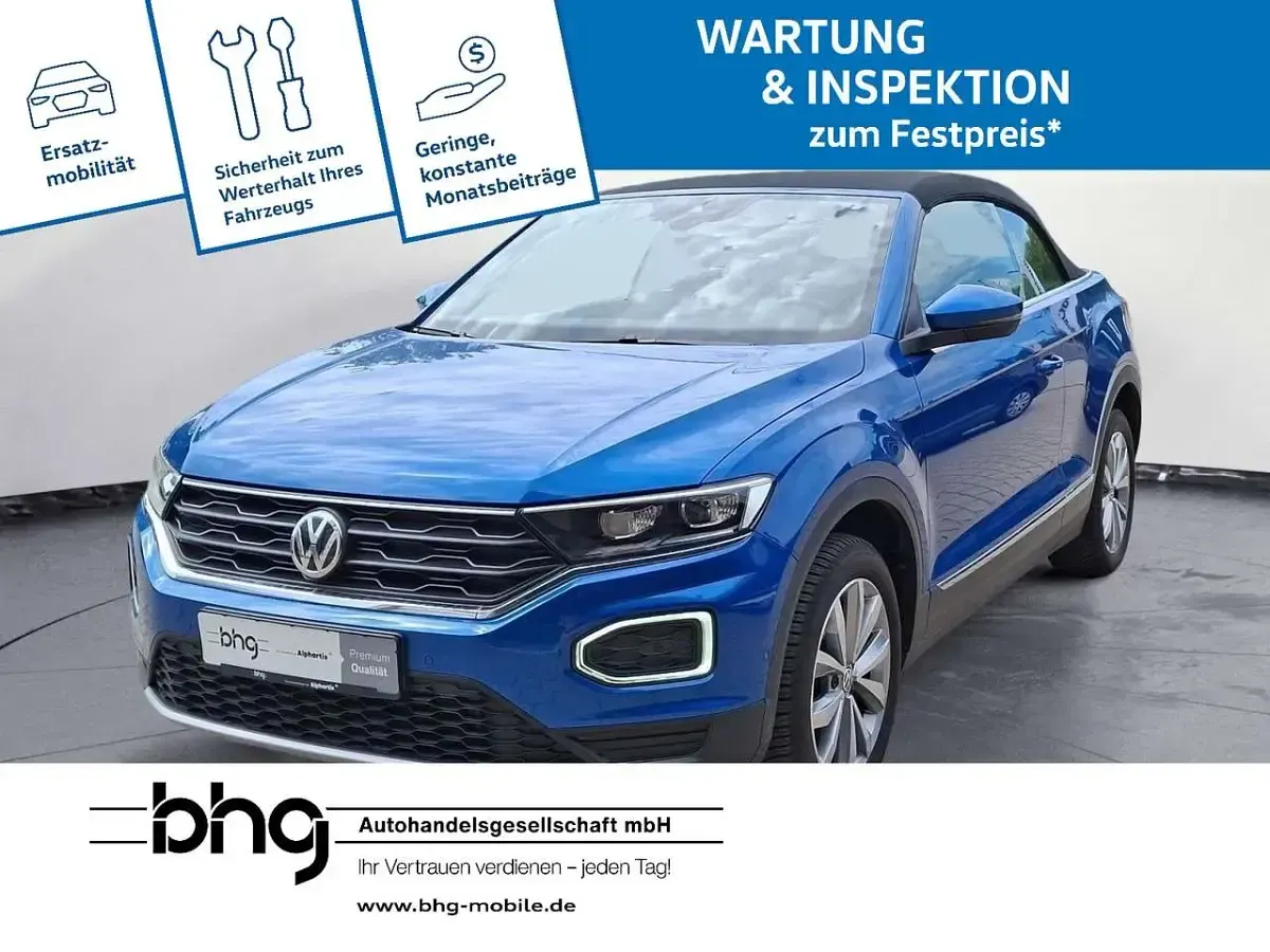 Gebraucht VW T-Roc Style 150 PS (110 kW) 2020 Blau SUV