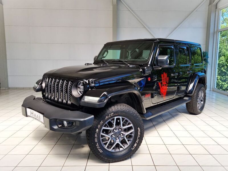 Schwarz Gebraucht 2021 Jeep Wrangler Unlimited SUV | 49.850 € (Superpreis) - Bild 1/4