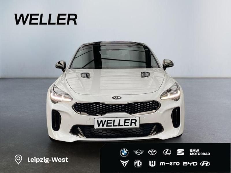 Gebraucht Kia Stinger GT 366 PS (269 kW) 2019 Swp) snow white pearl (weiss Kleinwagen