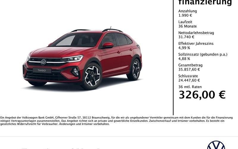 Neu VW Taigo R-line 150 PS (110 kW) 2025 Kings red metallic SUV