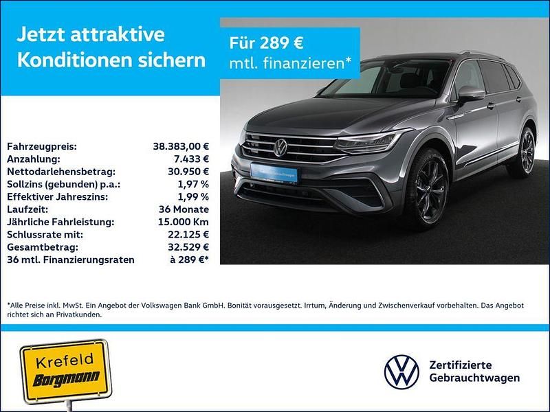 Grau / platinum grey Gebraucht 2024 VW Tiguan Allspace Move SUV | 38.383 € (Fairer Preis) - Bild 1/4
