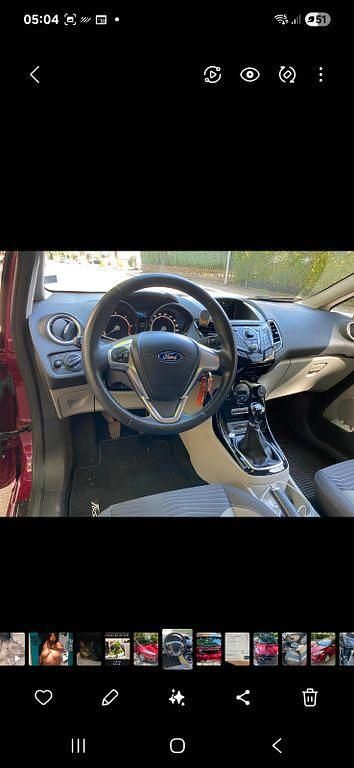 Gebraucht Ford Fiesta Titanium 95 PS (69 kW) 2014 Rot Kleinwagen