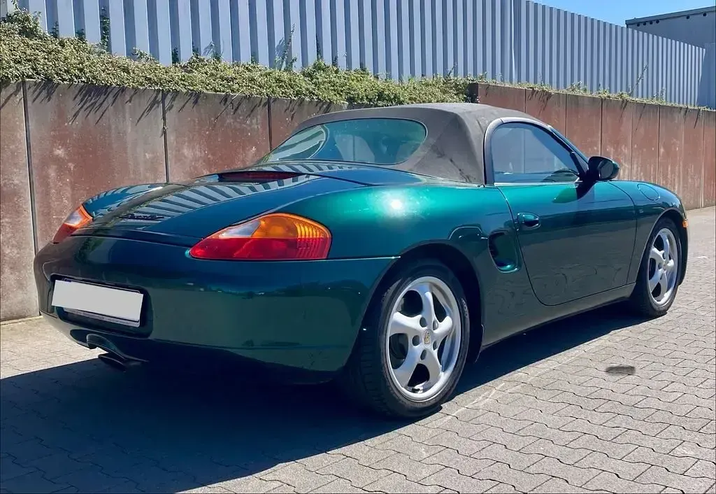 Gebraucht Porsche Boxster 220 PS (161 kW) 2000 Grün Cabrio