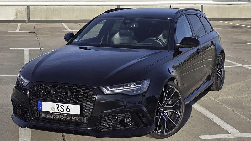 Schwarz Gebraucht 2018 Audi RS6 Performance Kombi | 69.000 € - Bild 1/4
