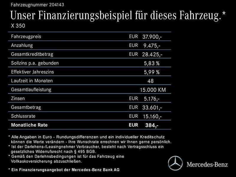 Gebraucht Mercedes X350 Edition 258 PS (189 kW) 2019 Schwarz Abholung