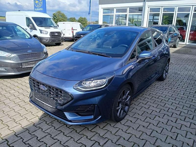 Chromablau metallic Gebraucht 2023 Ford Fiesta ST-Line Kleinwagen | 18.500 € (Fairer Preis) - Bild 1/4