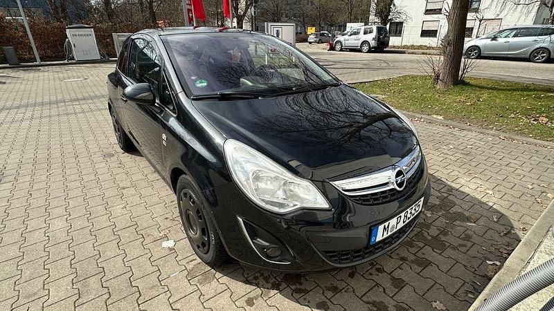 Gebraucht Opel Corsa Edition 101 PS (74 kW) 2012 Schwarz Kleinwagen