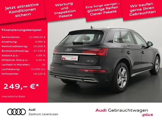 Gebraucht Audi Q5 Advanced 163 PS (119 kW) 2023 Brillantschwarz SUV