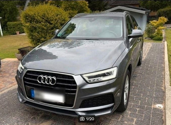 Grau Gebraucht 2018 Audi Q3 S-Line SUV | 18.500 € (Superpreis) - Bild 1/4