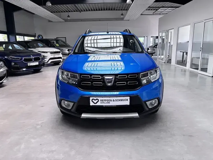 Gebraucht Dacia Sandero Prestige 90 PS (66 kW) 2018 Blau metallic Kleinwagen